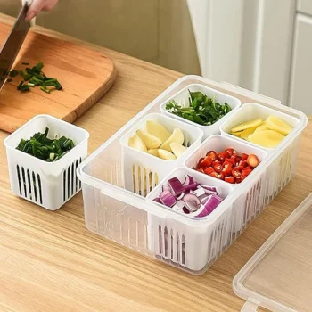 Fridge Storage Box - 6 Grid