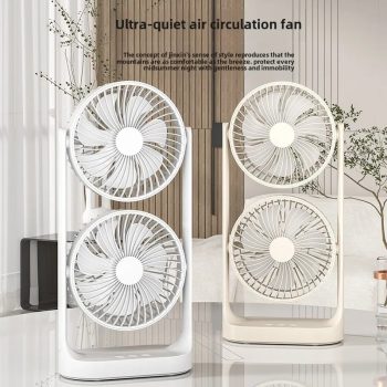 Double Head Portable Mini Fan